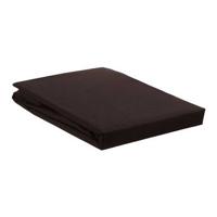 Ambiante Cotton Uni Hoeslaken 180 x 210/220 cm - Bruin