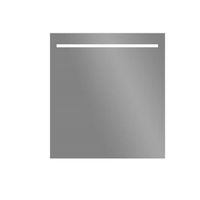 LED Spiegel Sanilux Aluminium met Onderverlichting 80x70 cm Inclusief Spiegelverwarming Sanilux