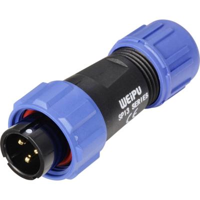 Weipu SP1310 / P 3 I Ronde connector Stekker, recht Totaal aantal polen: 3 Serie (ronde connectoren): SP13 1 stuk(s)