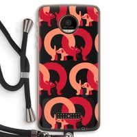 Dogs: Motorola Moto Z Force Transparant Hoesje met koord