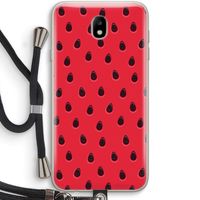 Watermelon: Samsung Galaxy J7 (2017) Transparant Hoesje met koord