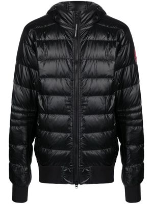 Canada Goose doudoune à effet verni - Noir