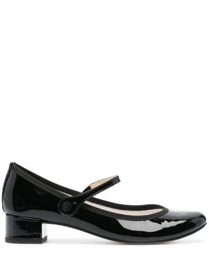 Repetto escarpins en cuir Lio Mary Jane 35 mm à boucle - Noir