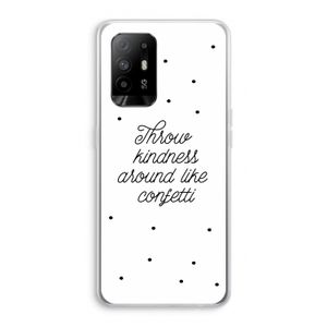 Confetti: Oppo A95 5G Transparant Hoesje