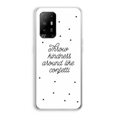 Confetti: Oppo A95 5G Transparant Hoesje