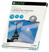 Leitz UDT lamineerhoes ft A4, 200 micron (2 x 100 micron), pak van 100 stuks Leitz UDT lamineerhoes ft A4, 200 micron (2 x 100 micron), pak van 100 stuks