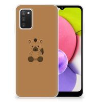 Samsung Galaxy A03S Telefoonhoesje met Naam Baby Hyena - thumbnail