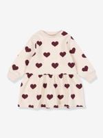 Uitlopende sweaterjurk wit