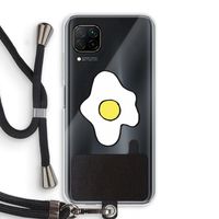Spiegelei: Huawei P40 Lite Transparant Hoesje met koord