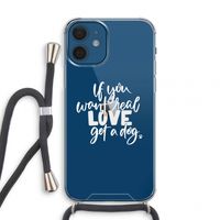 Partner in crime: iPhone 12 mini Transparant Hoesje met koord