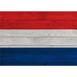 Vintage poster met vlag Nederland 84 cm   -