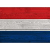 Vintage poster met vlag Nederland 84 cm   - - thumbnail