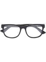 Gucci Eyewear lunettes de vue à monture rectangulaire - Noir