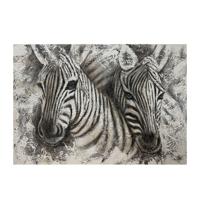 Mondiart schilderij Zebra’s