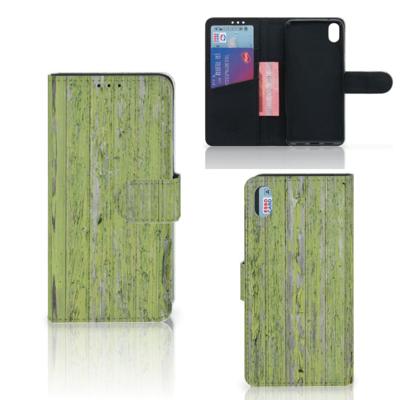 Xiaomi Redmi 7A | Book Style Case | Green Wood