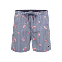 Happy Shorts Happy Shorts Zwemshort Heren Gestreept Meloen Print