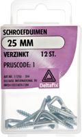 Schroefduim 25mm verz 12st - Deltafix Schroefduim 25mm verz 12st - Deltafix