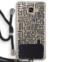 Moroccan Print: Samsung Galaxy A5 (2016) Transparant Hoesje met koord