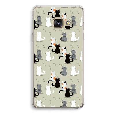 Katten: Samsung Galaxy A3 (2016) Transparant Hoesje
