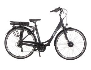 AMIGO E Alvor D1 28 Inch 50 cm Dames 7V V Brakes Matzwart