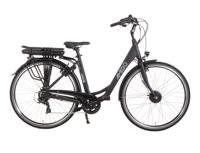 AMIGO E Alvor D1 28 Inch 50 cm Dames 7V V Brakes Matzwart