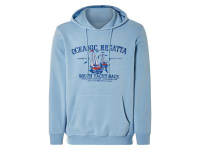LIVERGY Heren sweater (Blauw, XL)