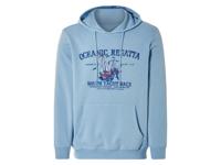 LIVERGY Heren sweater (Blauw, XXL)