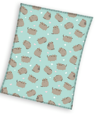 Pusheen fleeceplaid meerkleurig 150x200cm Pusheen fleeceplaid meerkleurig 150x200cm