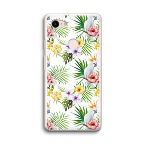 Gele kuif: Google Pixel 3 Transparant Hoesje