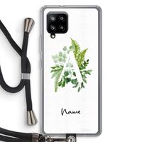 Green Brush: Samsung Galaxy A42 5G Transparant Hoesje met koord