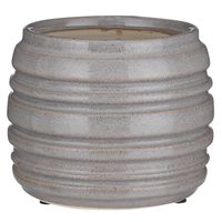 Mica Decorations Bloempot Mae 11,5 X 14 Cm Steen Grijs - thumbnail