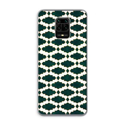 Moroccan tiles: Xiaomi Redmi Note 9 Pro Transparant Hoesje