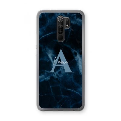 Midnight Marble: Xiaomi Redmi 9 Transparant Hoesje