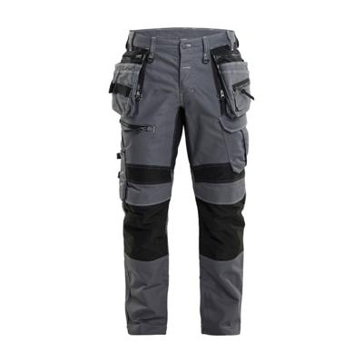 Blåkläder X1900 werkbroek denim stretch grijs/zwart maat 50