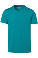 HAKRO 269 Regular Fit T-Shirt ronde hals smaragd, Effen - thumbnail