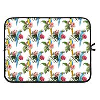 Kleurrijke papegaaien: Laptop sleeve 15 inch
