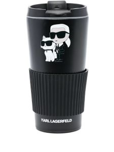 Karl Lagerfeld tasse de voyage Ikon 2.0 - Noir