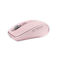 Draadloze muis - LOGITECH - MX Anywhere 3S - Bluetooth - Stille klikken - 6 knoppen - Roze