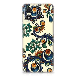 Siliconen Hoesje Motorola Moto E13 Barok Flower