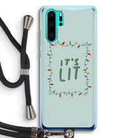 It's Lit: Huawei P30 Pro Transparant Hoesje met koord
