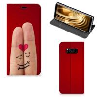 Samsung Galaxy S8 Hippe | Standcase | Liefde - Origineel Romantisch Cadeau