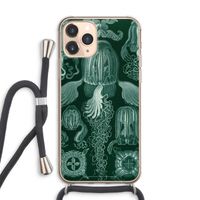 Haeckel Cubomedusae: iPhone 11 Pro Max Transparant Hoesje met koord