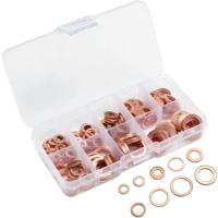 Koperen Ringen Set 200-delig - 9 Maten