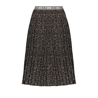 NoBell’ rok Noelb met all over print zwart/lichtgeel