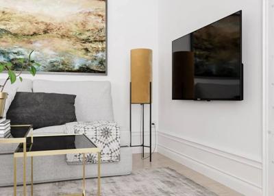 Vloerlamp &apos;Honey&apos; goud By Rydens staande lamp 2x E27 fitting 125cm