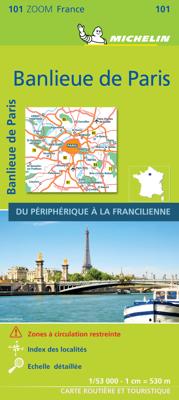 Wegenkaart - landkaart - Stadsplattegrond 101 Banlieue de Paris Parijs | Michelin Wegenkaart - landkaart - Stadsplattegrond 101 Banlieue de Paris Parijs | Michelin