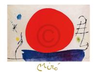 Kunstdruk Joan Miro - Senzo titolo, 1967 80x60cm