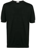 John Smedley t-shirt en coton - Noir