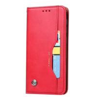 Voor Galaxy A10e Knead huidtextuur horizontale Flip lederen draagtas met foto frame & houder & kaartsleuven & portemonnee (rood)