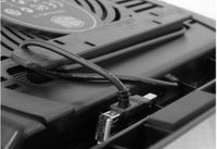 Cooler Master R9-NBC-NPL1-GP laptop cooling pad 43,2 cm (17") Zwart - thumbnail